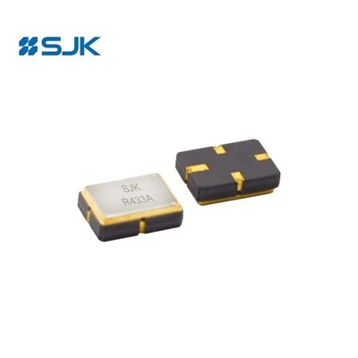 SMD QCC4A SAW Resonator 5.0 X 3.5 Για τηλεχειριζόμενο συναγερμό ασφαλείας Συμμορφούμενο με το RoHS Pb Free 315MHz έως 868MHz