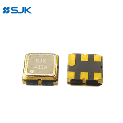 SMD DCC6 SAW αντηχείας 3.8 X 3.8mm για τεχνολογία SMT
