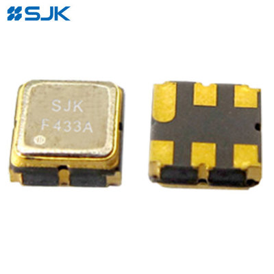 SMD DCC6 SAW φίλτρο 3.8 X 3.8 ευρείας εμβέλειας συχνοτήτων συμβατό με το RoHS