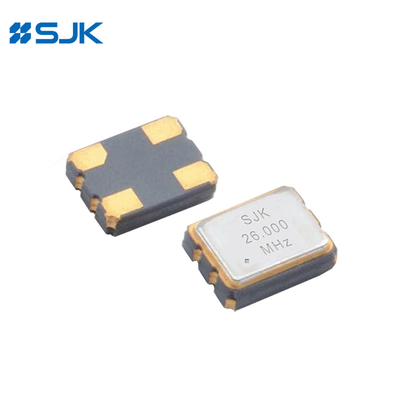 SMD 2016 TCXO VC-TCXO Κρυστάλλινοι ταλαντωτές με κλιπτιζόμενη έξοδο σινικό κύματος 26-52MHz για GPS